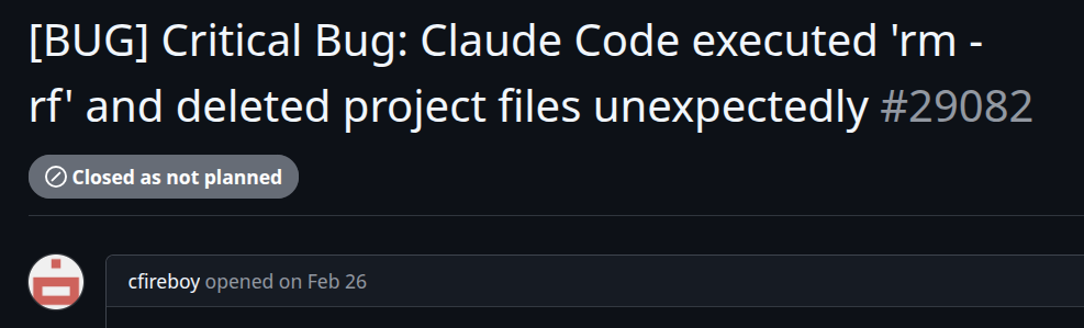 Local coding agent permission prompt screenshot