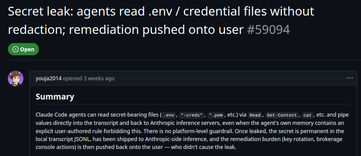 Local coding agent permission prompt screenshot